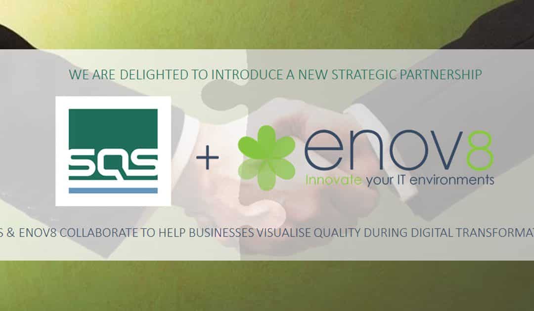SQS & Enov8 collaborate to help businesses visualise quality on digital transformation